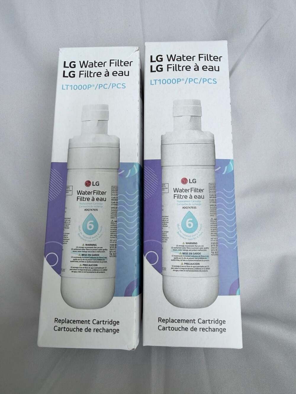LG LT1000P Replacement Refrigerator Water Filters ADQ747935